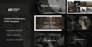 Oculus – Photography HTML Template