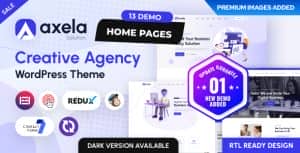 Axela – Creative Agency & Portfolio WordPress Theme