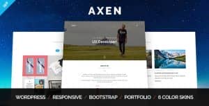 Axen – Personal Portfolio WordPress Theme
