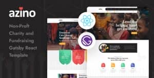 Azino – Gatsby React Nonprofit Charity Template