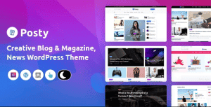 Posty – News Magazine WordPress Theme