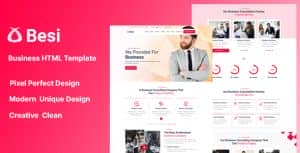 Besi – Business and Agency HTML Template