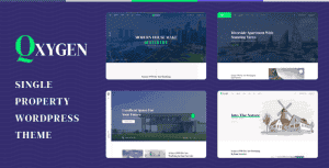 Qxygen – Single Property WordPress Theme
