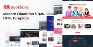Bookflare – A Modern Education & LMS HTML Template