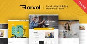 Borvel – Construction Building Company WordPress Theme