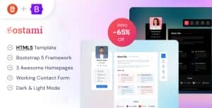 Bostami – Personal Portfolio HTML Template