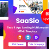 SaaSio – One Page SaaS HTML Template