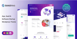 Saasweb – WordPress Theme For App & Saas Products