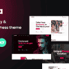Saja – Minimal Agency & Portfolio WordPress Theme + RTL