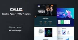 Callix – Creative Agency HTML Template