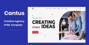 Cantus – One Page Agency HTML Template