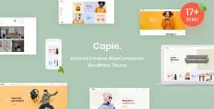 Capie – Minimal Creative WooCommerce WordPress Theme