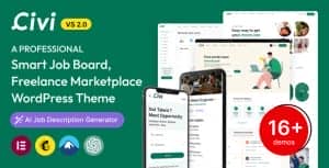 Civi – Job Board & Freelance Marketplace WordPress Theme