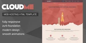 Cloud Me – Web Hosting, Responsive HTML Template