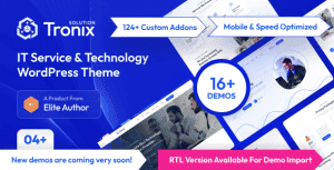 Tronix – IT Service And Technology WordPress Theme