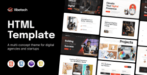 Vibetech – Creative Digital Agency Html Tempalte