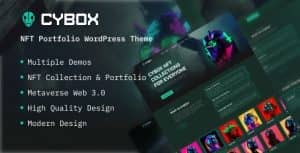 Cybox – NFT Portfolio-Affiliate WordPress Theme