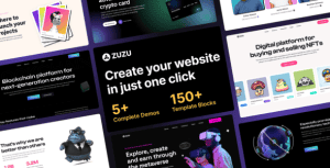 Zuzu – NFT & Crypto WordPress Theme