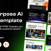 Azzle – AI Technology & Startup Business Tailwind Template