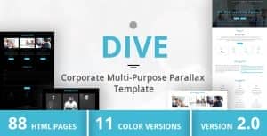 DIVE – Corporate Multi-Purpose Parallax Template