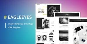 EAGLEEYES – Creative multipages and One page HTML5 Template
