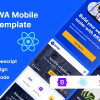 Affan – PWA Mobile React js Template