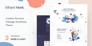 Ethant Hunt – Personal Onepage WordPress Theme
