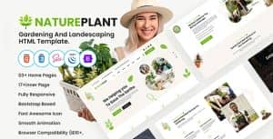 NaturePlant – Gardening And Landscaping HTML Template.