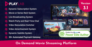 PlayLab – On Demand Movie Streaming Platform