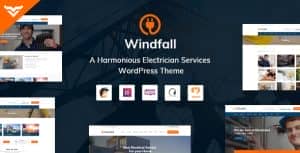 Windfall – Electrician Services WordPress Theme