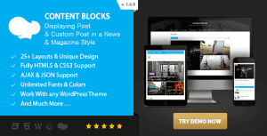 Content Blocks Layout For WPBakery Page Builder – News & Magazine Style
