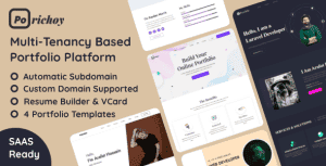 Porichoy – Multitenancy Based Portfolio Builder Platform (SAAS)
