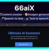 66aix – AI Content, Chat Bot, Images Generator & Speech to Text (SAAS)