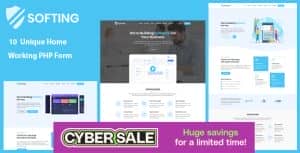 Softing – Software Landing Page