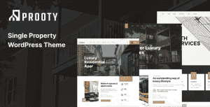 Prooty – Single Property WordPress Theme