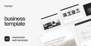 Human – Responsive HTML5 Business Template