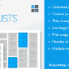 Smart Post Lists Widget for WordPress