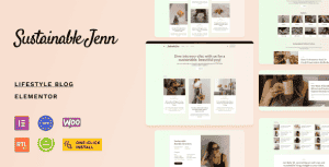 Sustainable Jenn – Eco Lifestyle Blog WordPress Theme