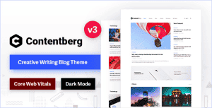 Contentberg – Content Marketing & Personal Blog for WordPress