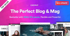 CheerUp – Food, Blog & Magazine for WordPress