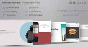 Parallax Showcase Effects – Present your products /w WooCommerce