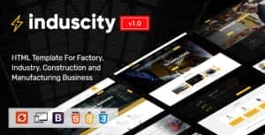 Induscity – Industry and Construction HTML Template