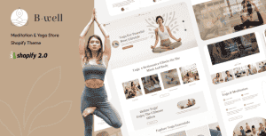 BeWell – Yoga, Gym Fitness Shopify Theme