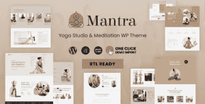 Mantra – Yoga Fitness WordPress Theme