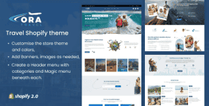 Ora – Travel & Adventure Shop Shopify Theme