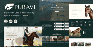 Puravi – Equestrian & Horse Riding Club WordPress Theme
