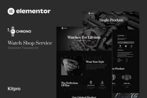 Chrono – Watch Service Elementor Template Kit