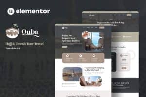 Quba – Hajj & Umrah Travel Tour Elementor Template Kit