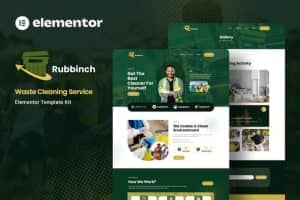 Rubbinch – Waste & Recycling Elementor Template Kit