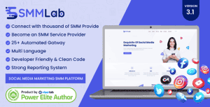 SMMLab – Social Media Marketing SMM Platform